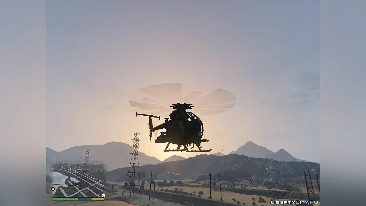 AH-6J Little Bird Navy / GTA 5
