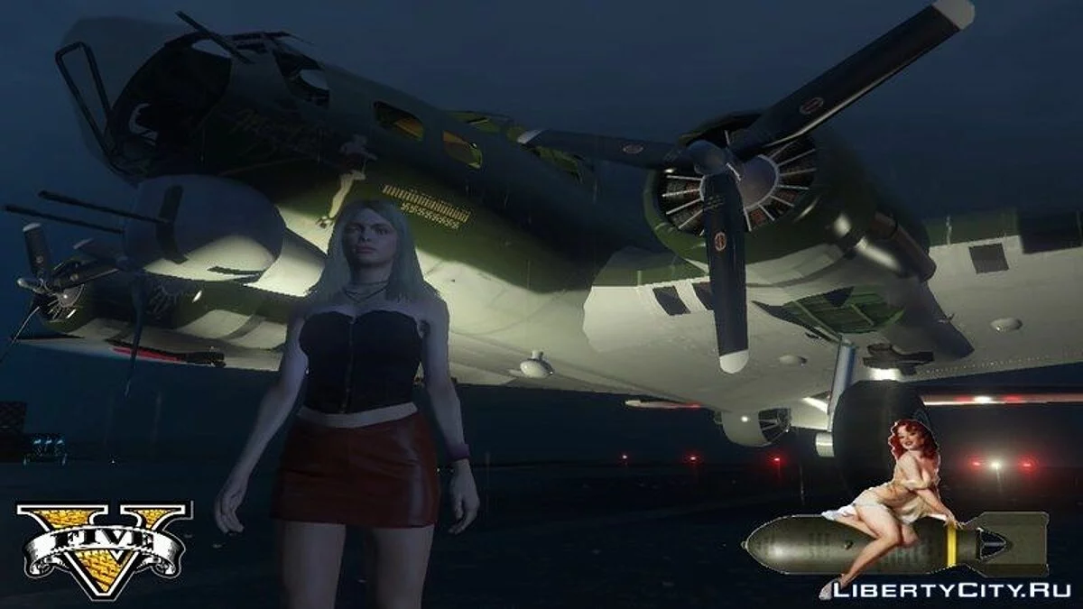 Lady Bomber Boeing B 17 Flying Fortress / GTA 5