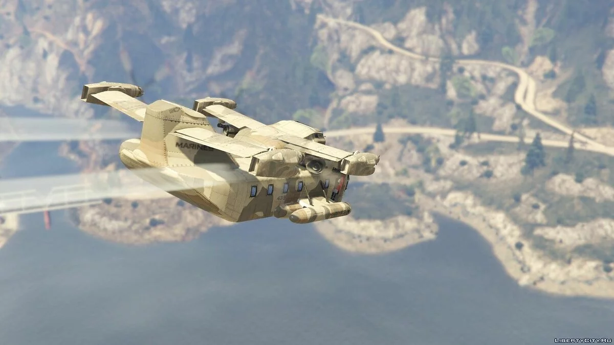 Amphibious Armed Cargo Plane [+ Add-On] 1.2 / GTA 5