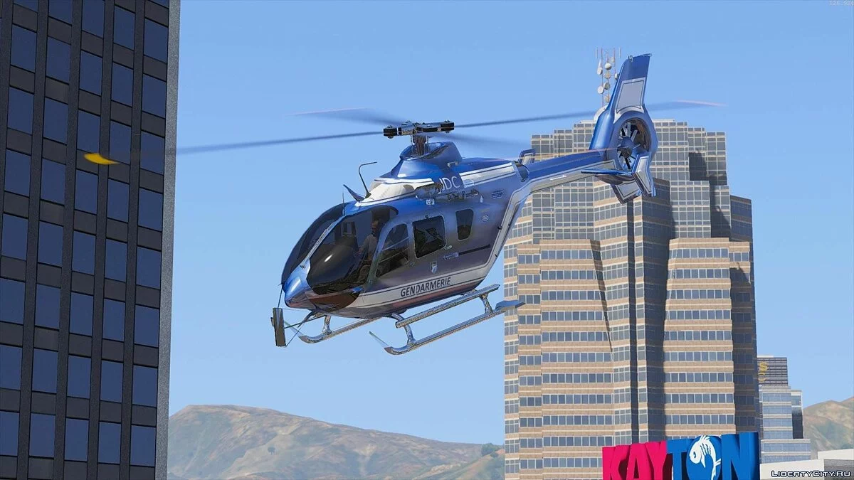 EC-135 Gendarmerie + Template 0.1 / GTA 5