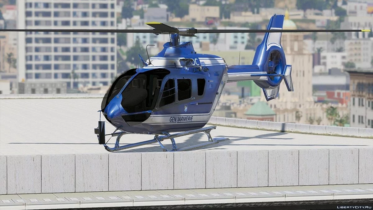 EC-135 Gendarmerie + Template 0.1 / GTA 5
