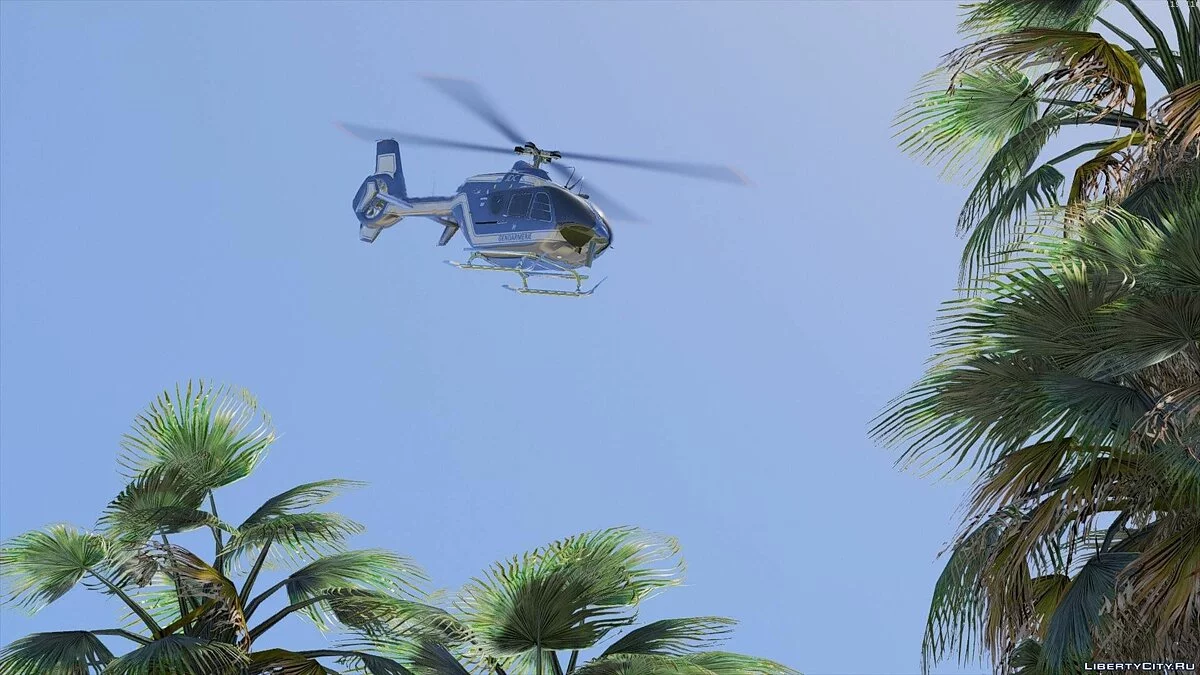 EC-135 Gendarmerie + Template 0.1 / GTA 5