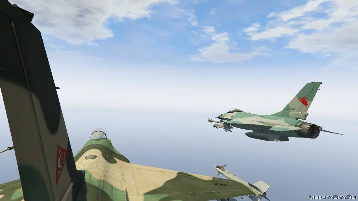 F-16A Block 15 Configuration (Lazer Replace) 1.0 / GTA 5