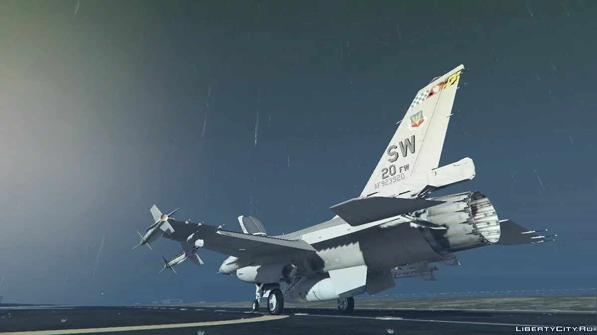 F-16A Block 15 Configuration (Lazer Replace) 1.0 / GTA 5