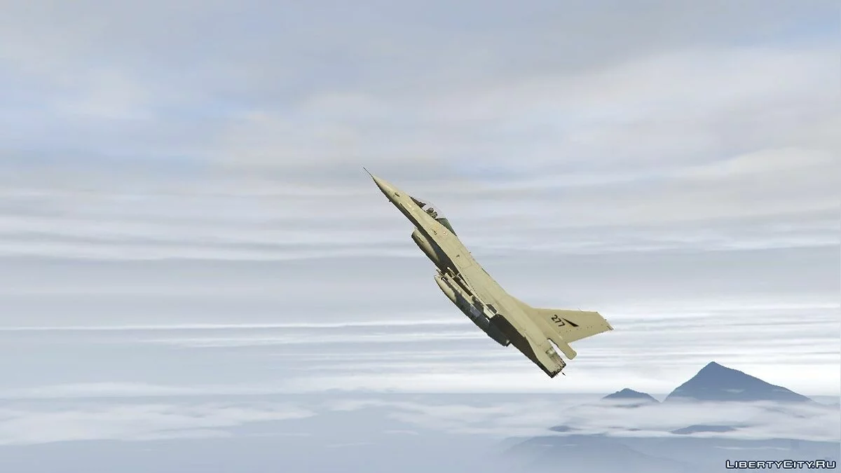 F-16A Block 15 Configuration (Lazer Replace) 1.0 / GTA 5
