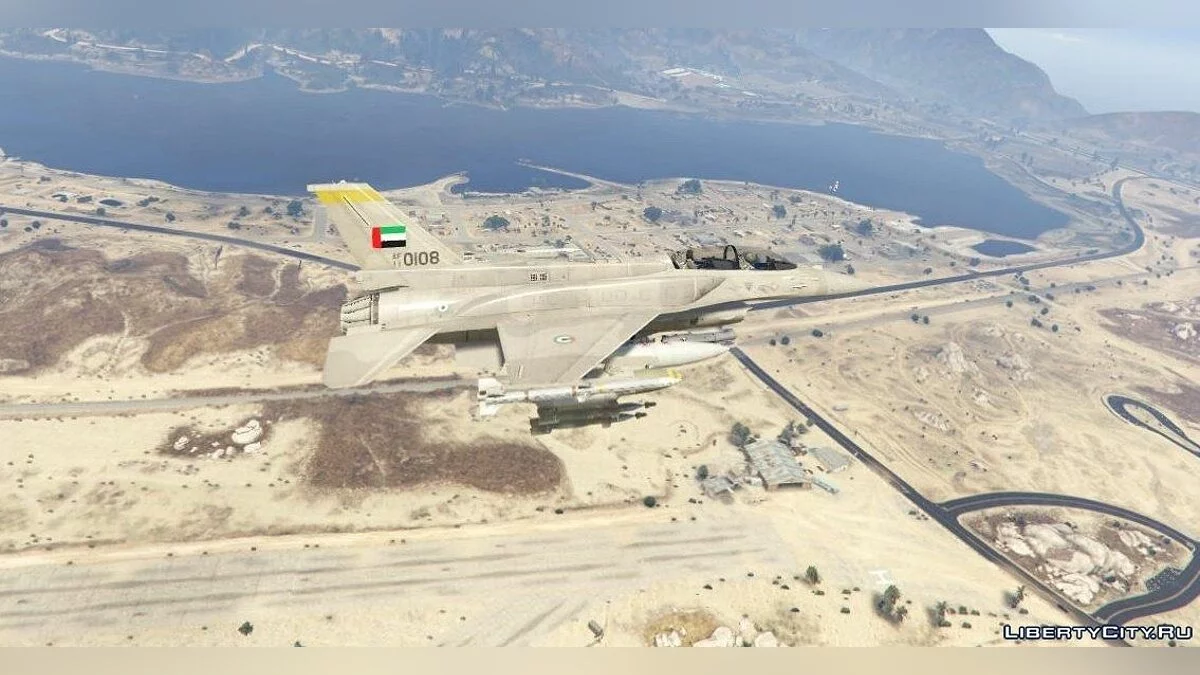 Desert Falcon F-16 F BLK 60/61 EAU [Add-On] 1.0 / GTA 5