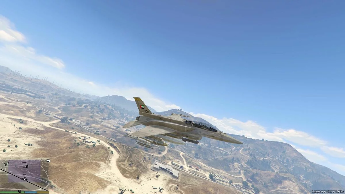 Desert Falcon F-16 F BLK 60/61 EAU [Add-On] 1.0 / GTA 5