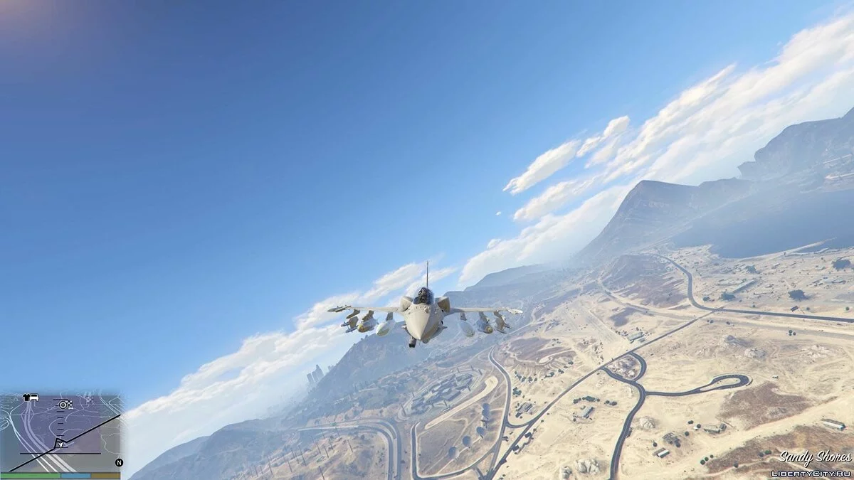 Desert Falcon F-16 F BLK 60/61 ОАЕ [Add-On] 1.2 / GTA 5