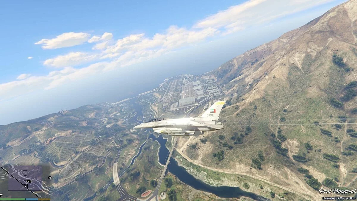 Desert Falcon F-16 F BLK 60/61 ОАЕ [Add-On] 1.2 / GTA 5