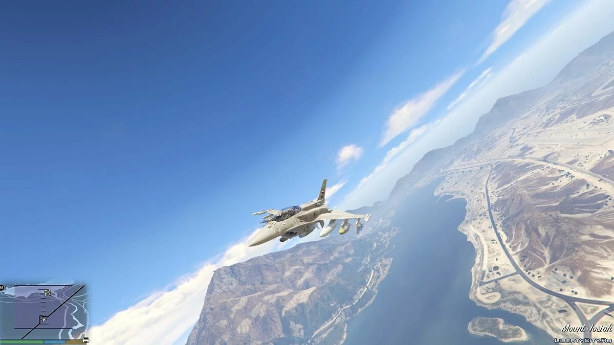 Desert Falcon F-16 F BLK 60/61 ОАЕ [Add-On] 1.2 / GTA 5