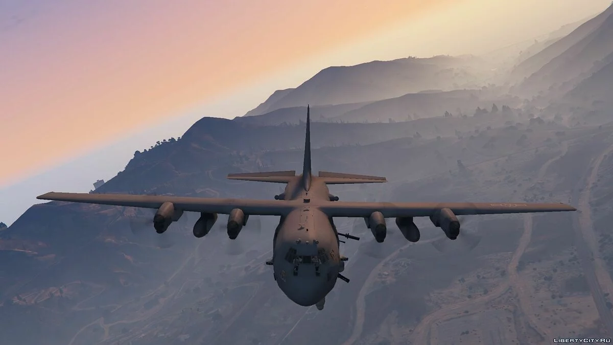 AC-130U Spooky II Gunship [Add-On | Working Cannons] / GTA 5