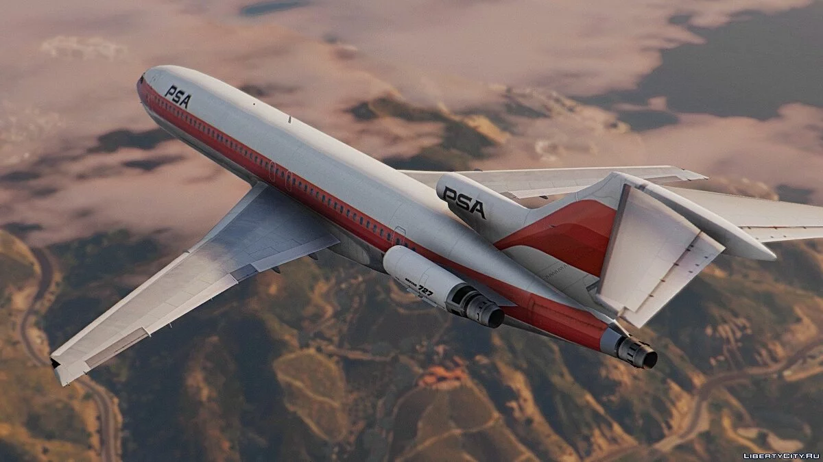 Boeing 727-200 (пасажирський та вантажний) 2.0 / GTA 5
