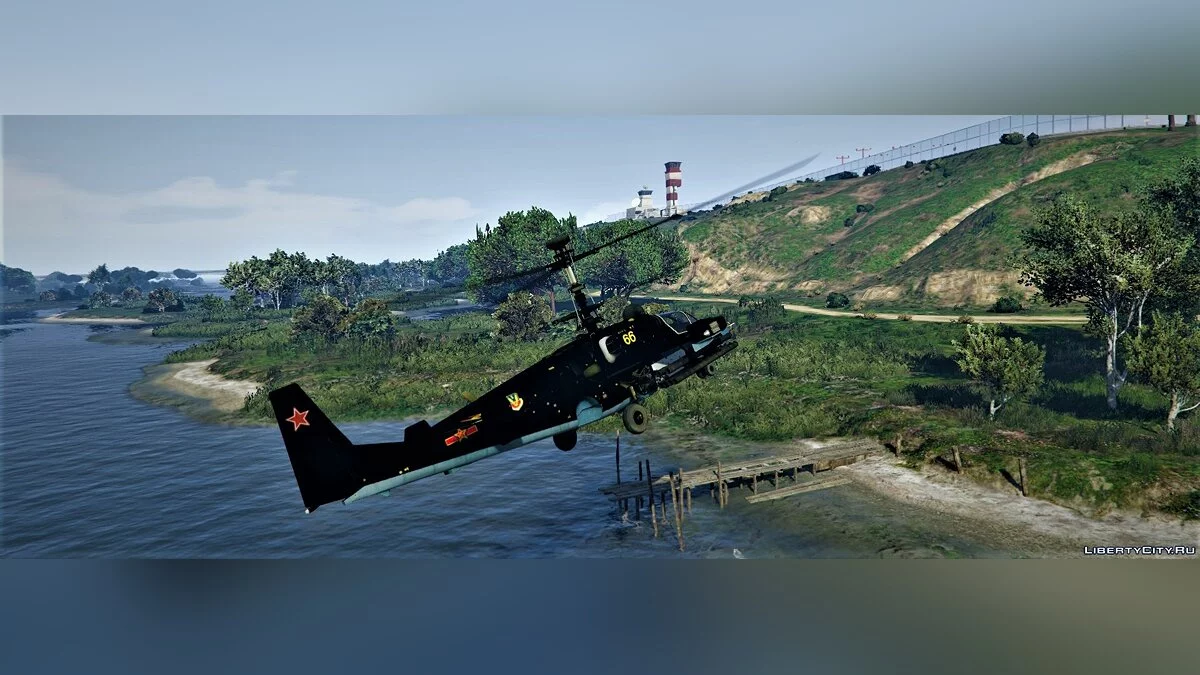 Kamov Ka-52 Alligator (Black Shark) Камов Ка-52 [Reemplazo] 1.0 / GTA 5