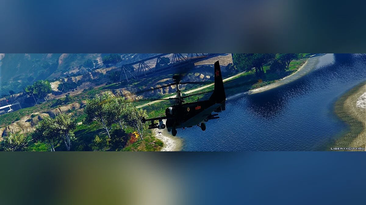 Kamov Ka-52 Alligator (Black Shark) Камов Ка-52 [Reemplazo] 1.0 / GTA 5