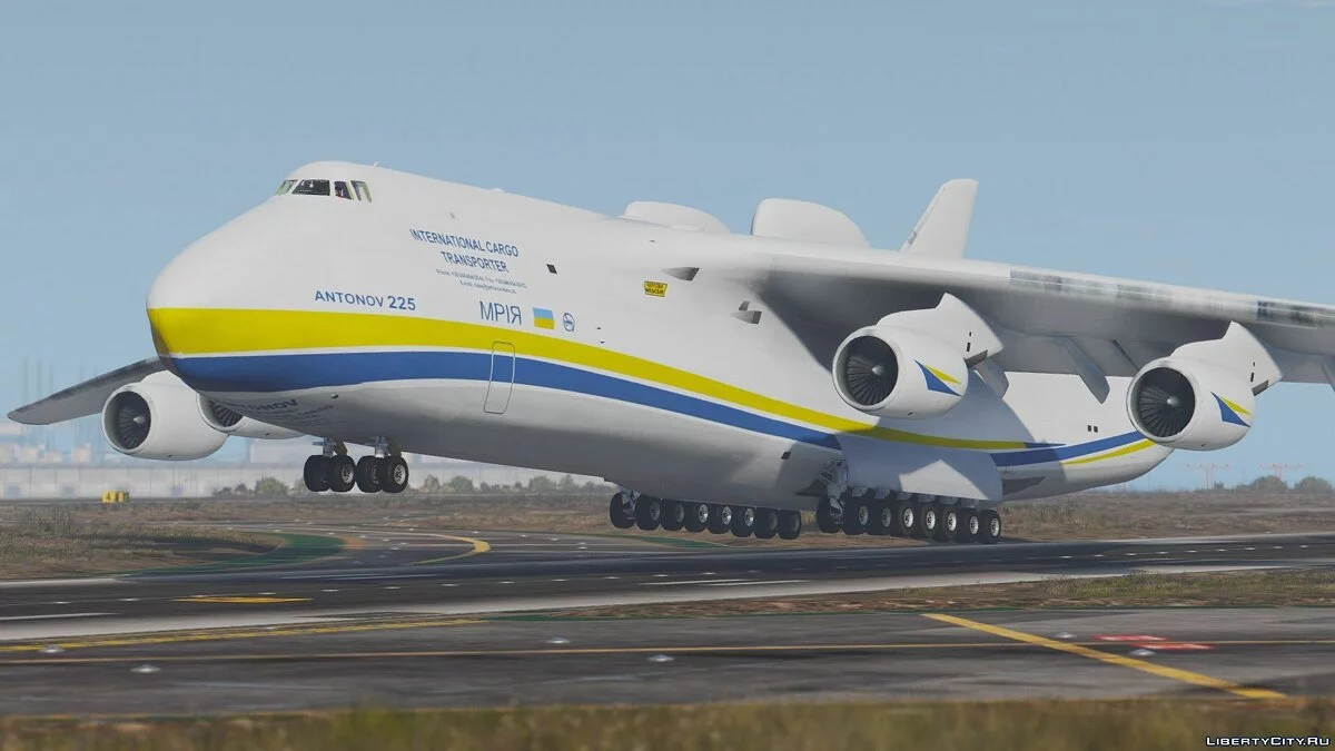 Antonov AN-225 Mriya - The Largest Plane in the World! [Add-On] v1.5 / GTA 5