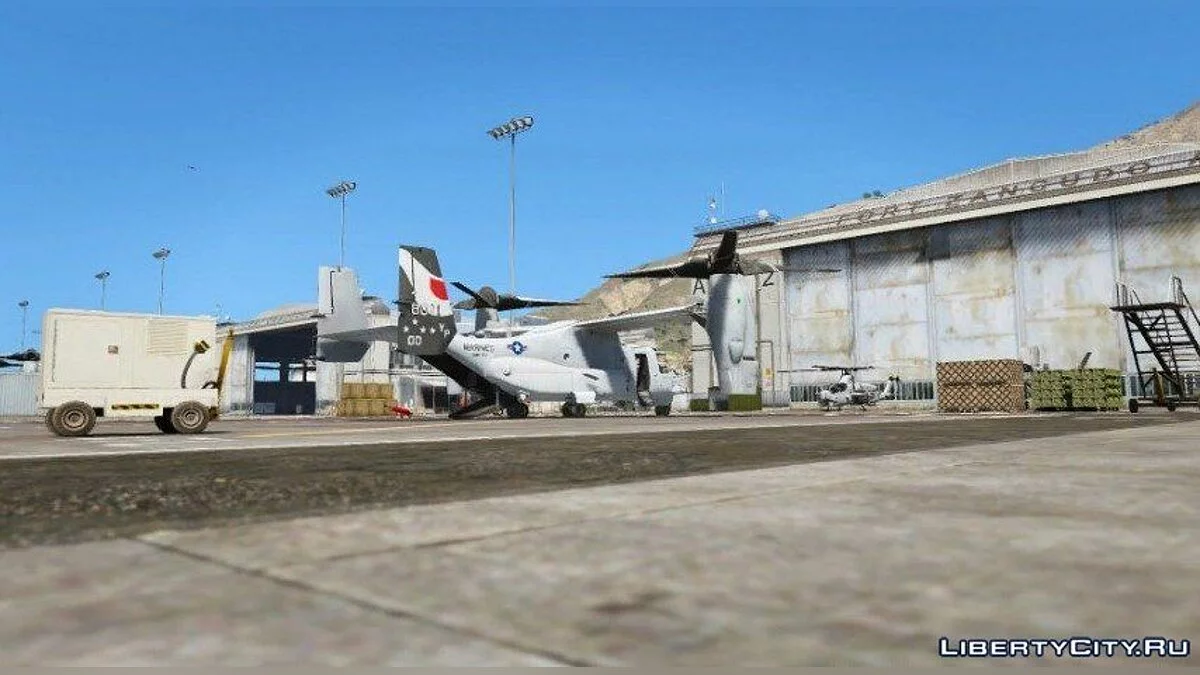 USMC MV-22B Osprey [REPLACE] (8 liveries / Hélices Iluminadas) 1.0 / GTA 5