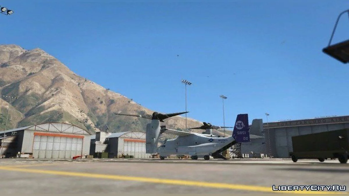 USMC MV-22B Osprey [REPLACE] (8 liveries / Hélices Iluminadas) 1.0 / GTA 5