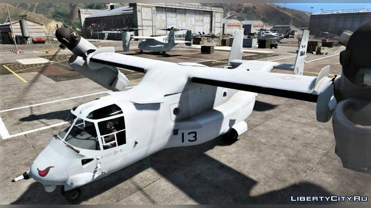 USMC MV-22B Osprey [REPLACE] (8 liveries / Hélices Iluminadas) 1.0 / GTA 5
