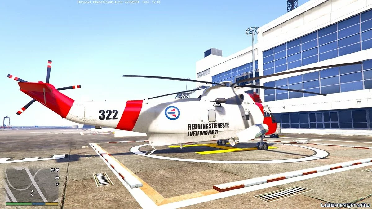 Norwegian SeaKing Helicopter - SAR 0.1 / GTA 5