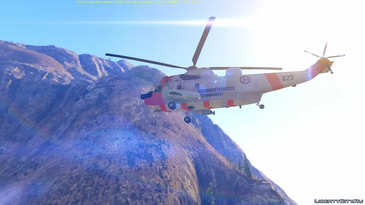 Norwegian SeaKing Helicopter - SAR 0.8 / GTA 5
