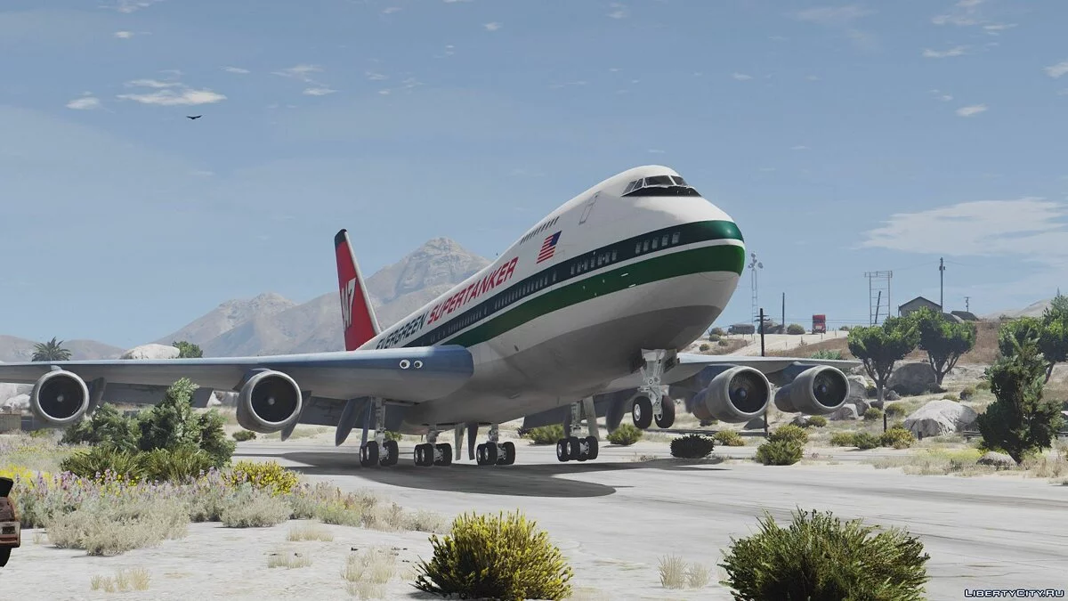 Avião de Combate Boeing 747-200 Supertanker [Add-On] / GTA 5