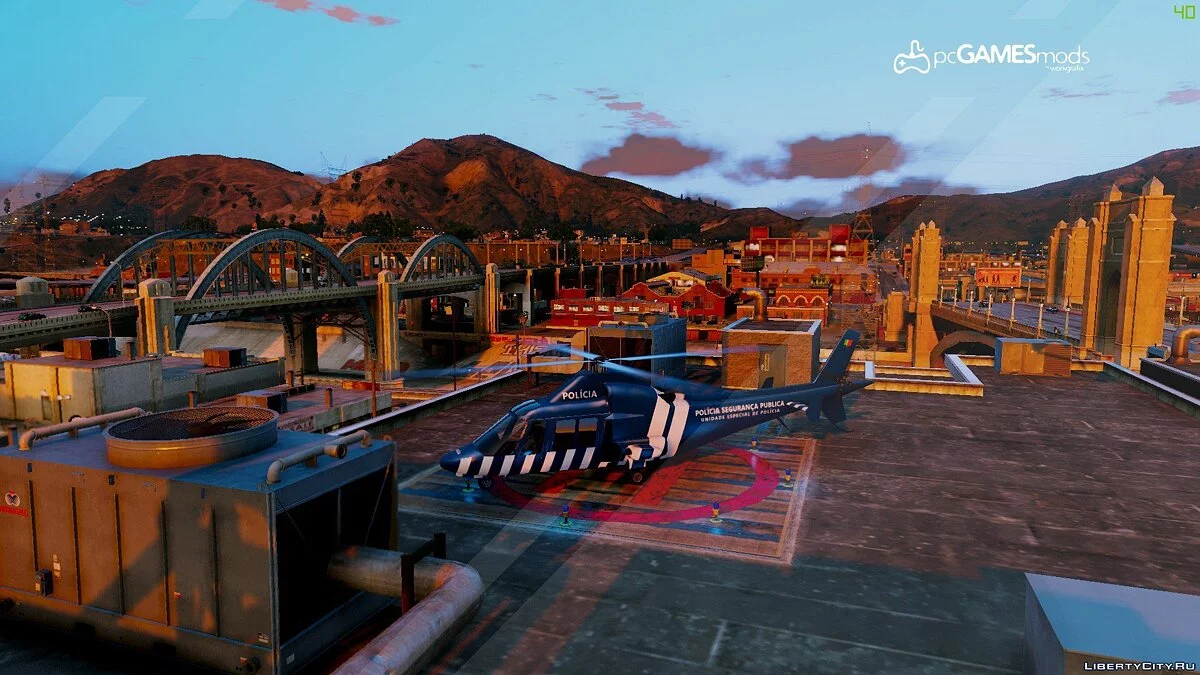 Португальська поліція та служба екстреної допомоги - Гелікоптер [Замінити] 1.0 / GTA 5