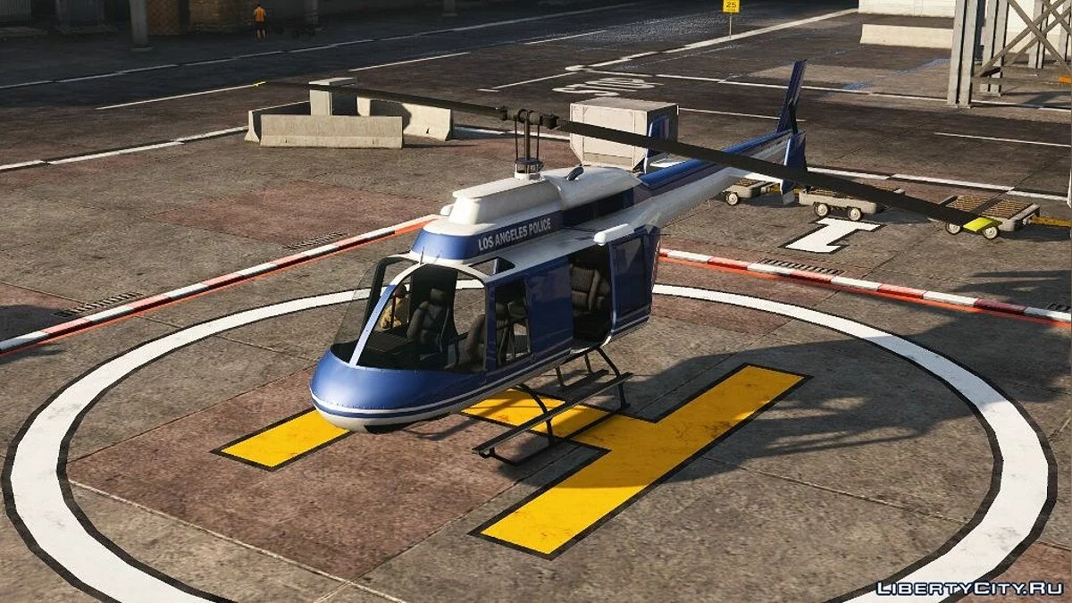 Hélicoptère LAPD des années 70 1.0.0 / GTA 5