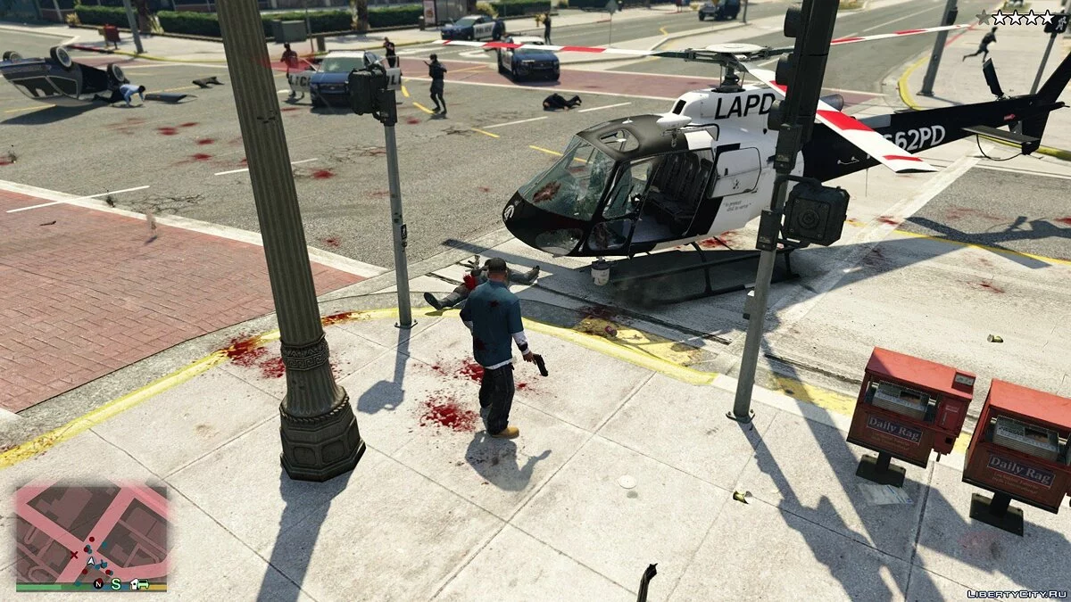 AS-350 Ecureuil LAPD [Reemplazo] 0.2 / GTA 5