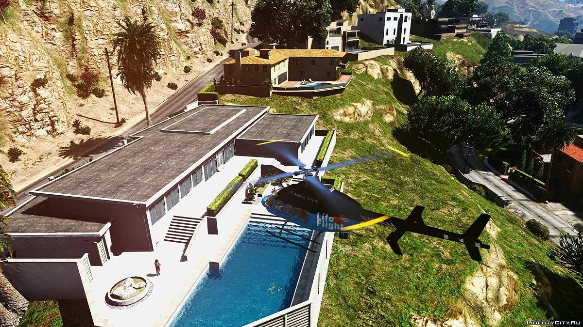 贝尔407直升机 [解锁 | 替代涂装] 1.0 / GTA 5