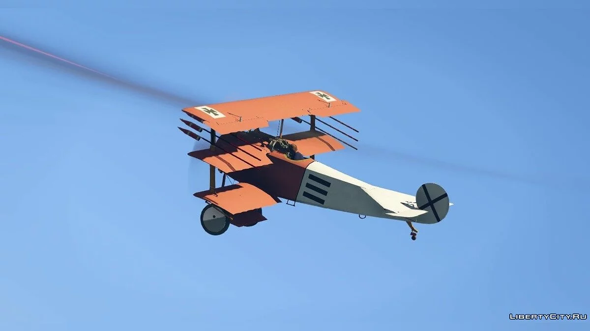 Fokker Dr.I Baron Rouge [Remplacer] / GTA 5