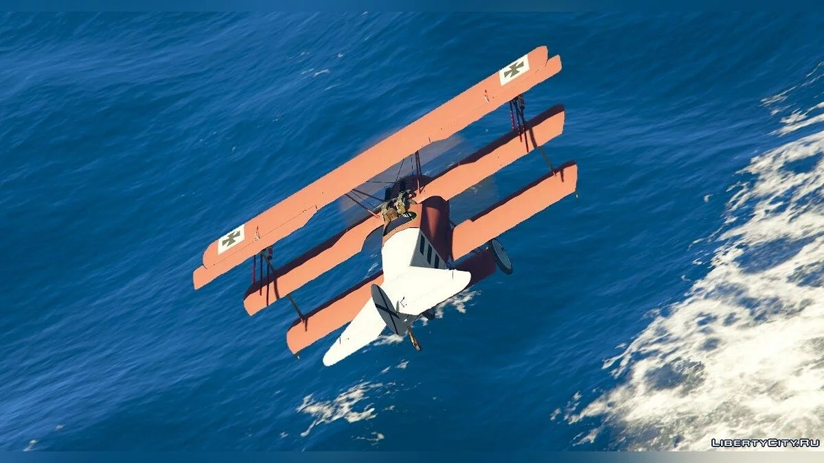 Fokker Dr.I Baron Rouge [Remplacer] / GTA 5