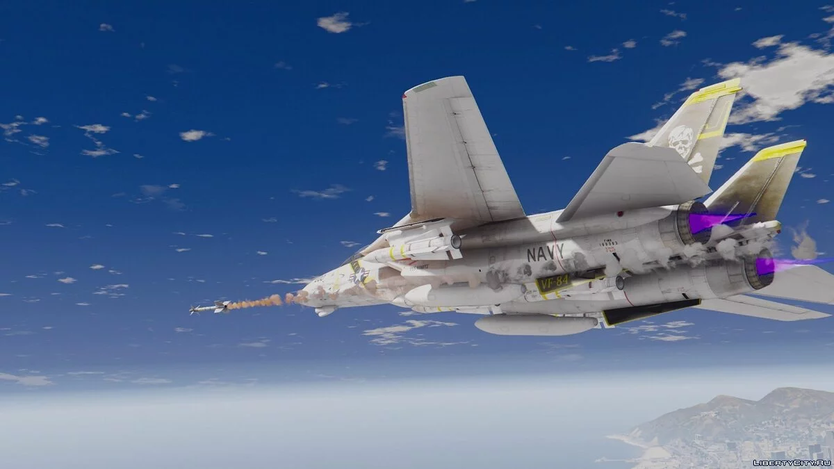 F-14A Tomcat [Custom missile models | Add-On] / GTA 5
