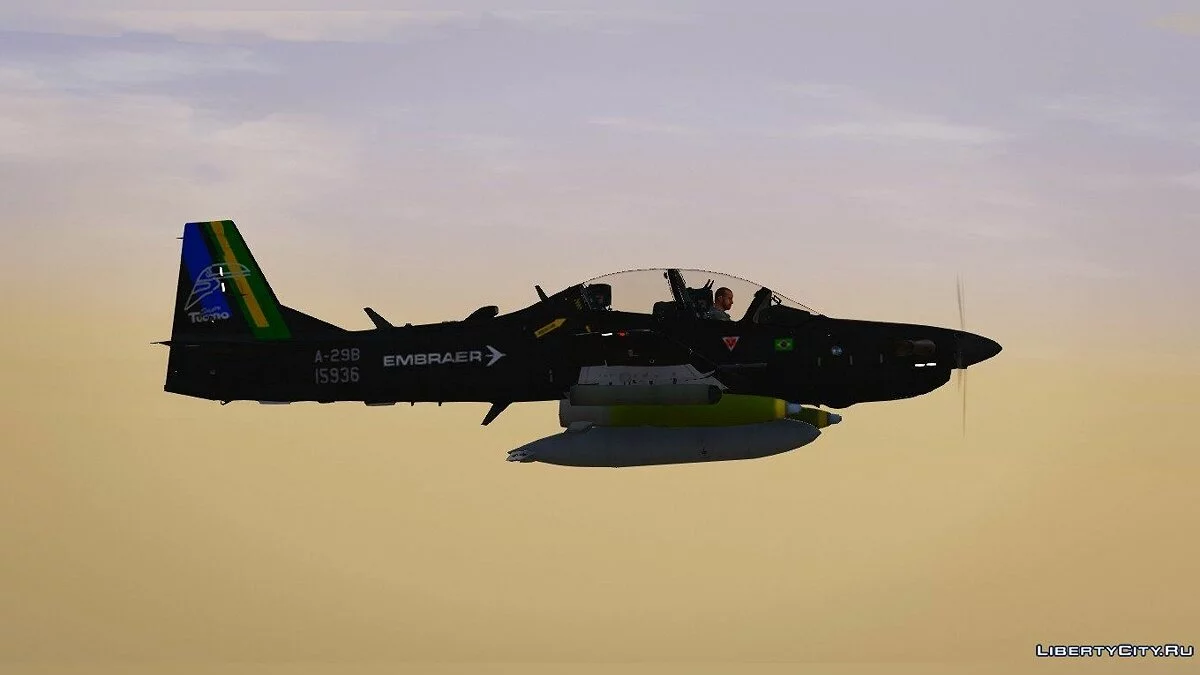 Embraer EMB-314 Super Tucano [Complemento] 1.0 / GTA 5