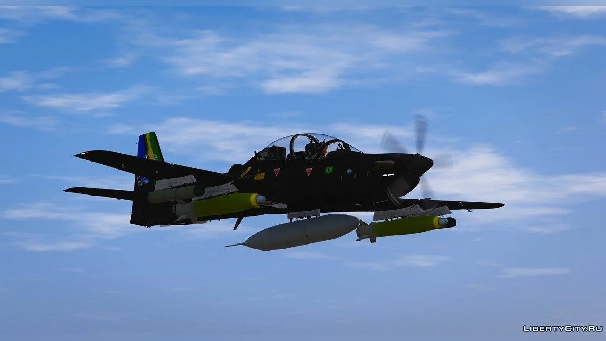 Embraer EMB-314 Super Tucano [Complemento] 1.0 / GTA 5