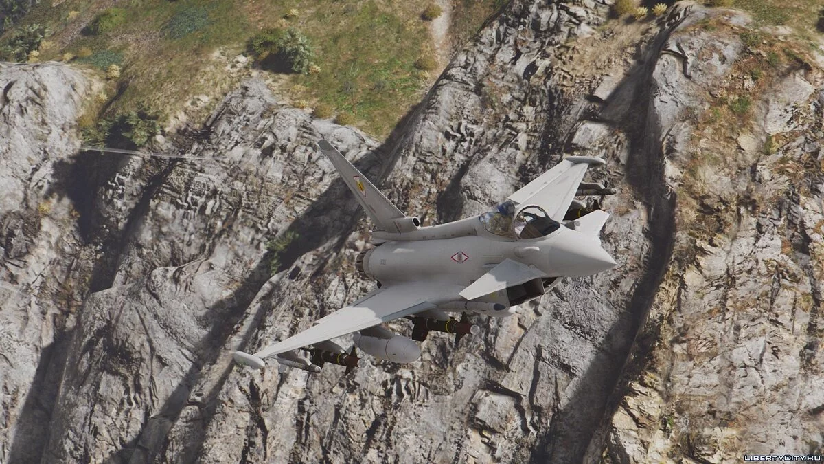 Eurofighter Typhoon (European Forces) [Custom Weapons | Add-On] 1.0 / GTA 5