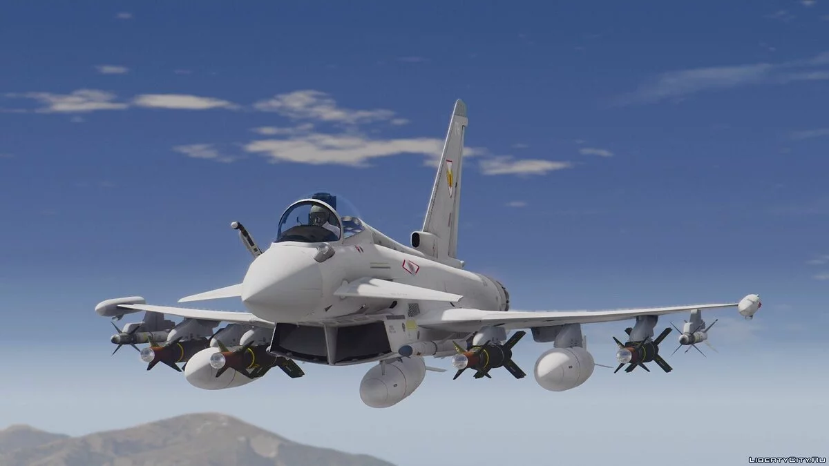 Eurofighter Typhoon (European Forces) [Custom Weapons | Add-On] 1.0 / GTA 5