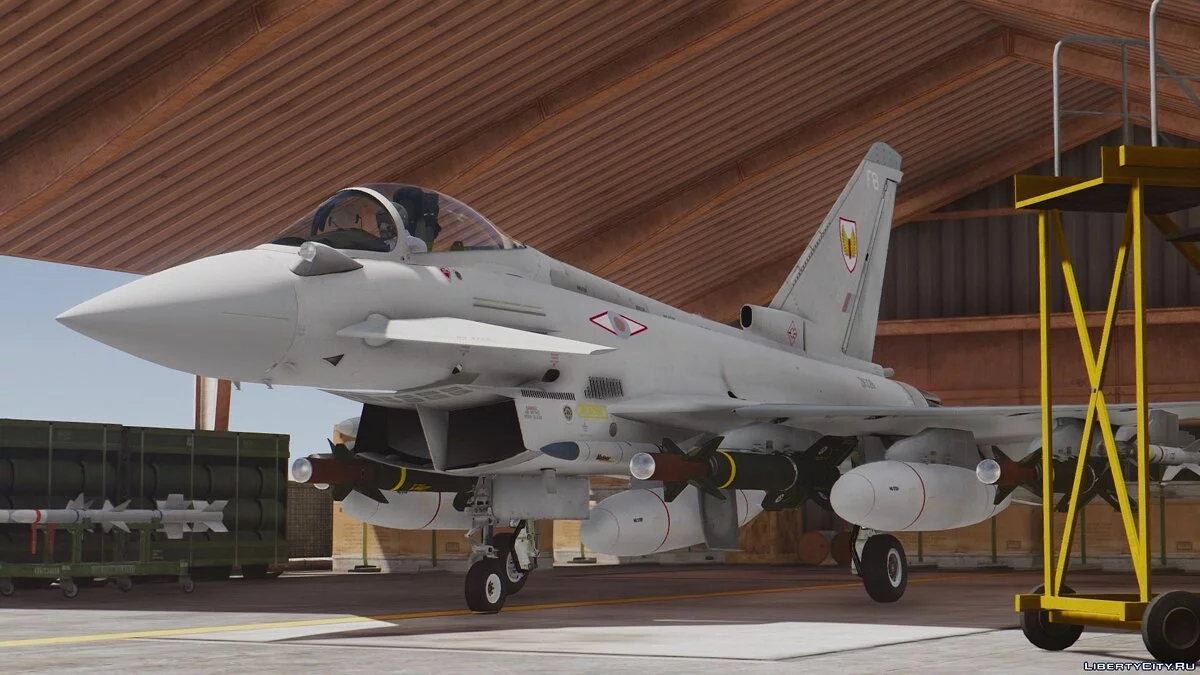 Eurofighter Typhoon (European Forces) [Custom Weapons | Add-On] 1.0 / GTA 5