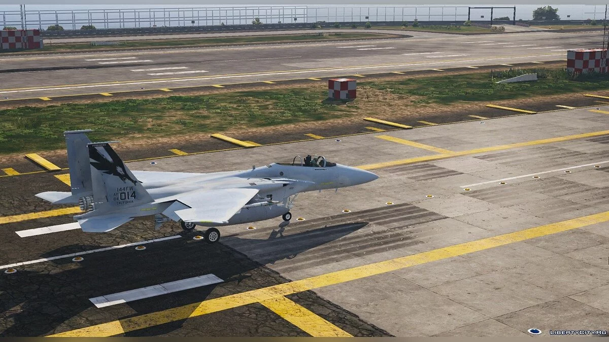 144th Fighter Wing California Air National Guard F-15c [add-on] 1.0 / GTA 5