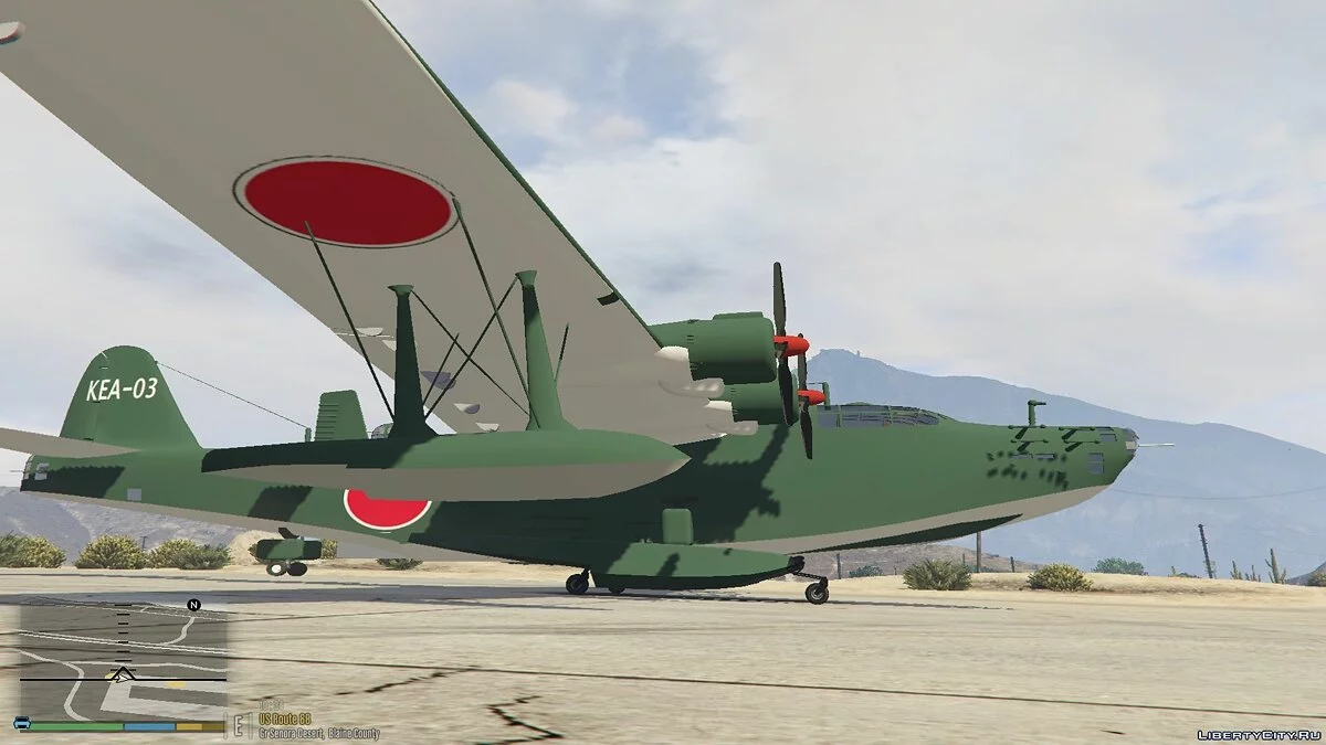 Avião aquático Kawanishi H8K Emily 1.0 / GTA 5