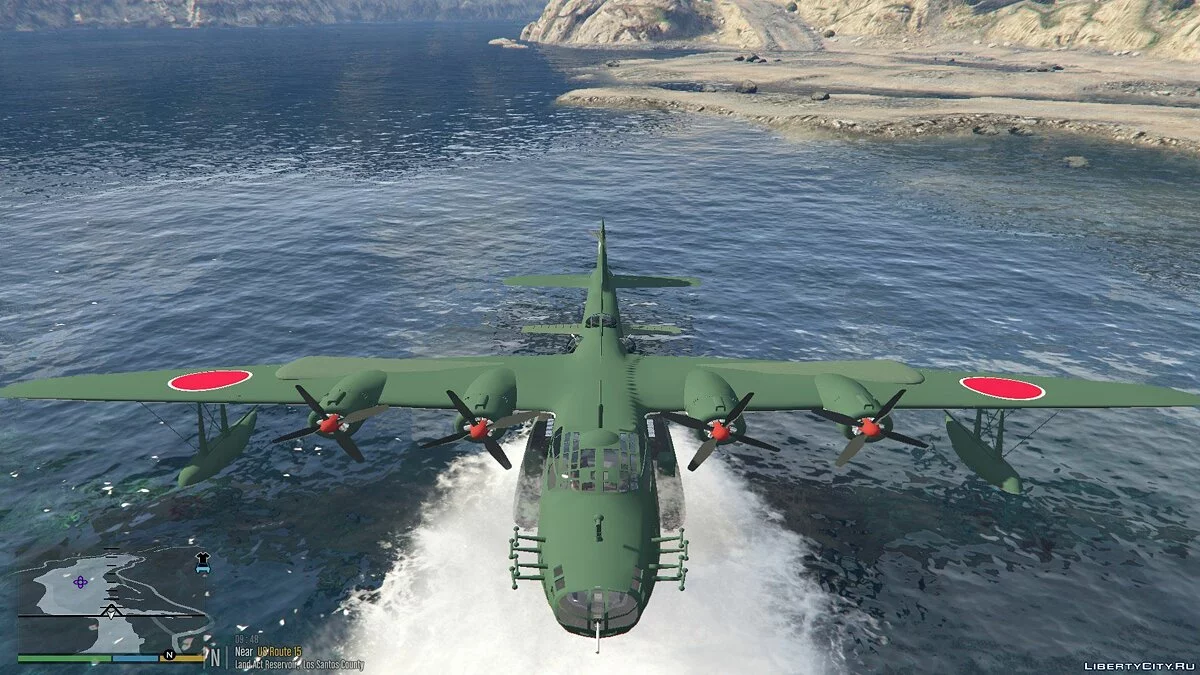 Avião aquático Kawanishi H8K Emily 1.0 / GTA 5
