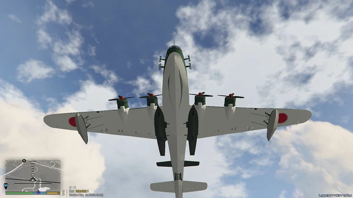 Avião aquático Kawanishi H8K Emily 1.0 / GTA 5