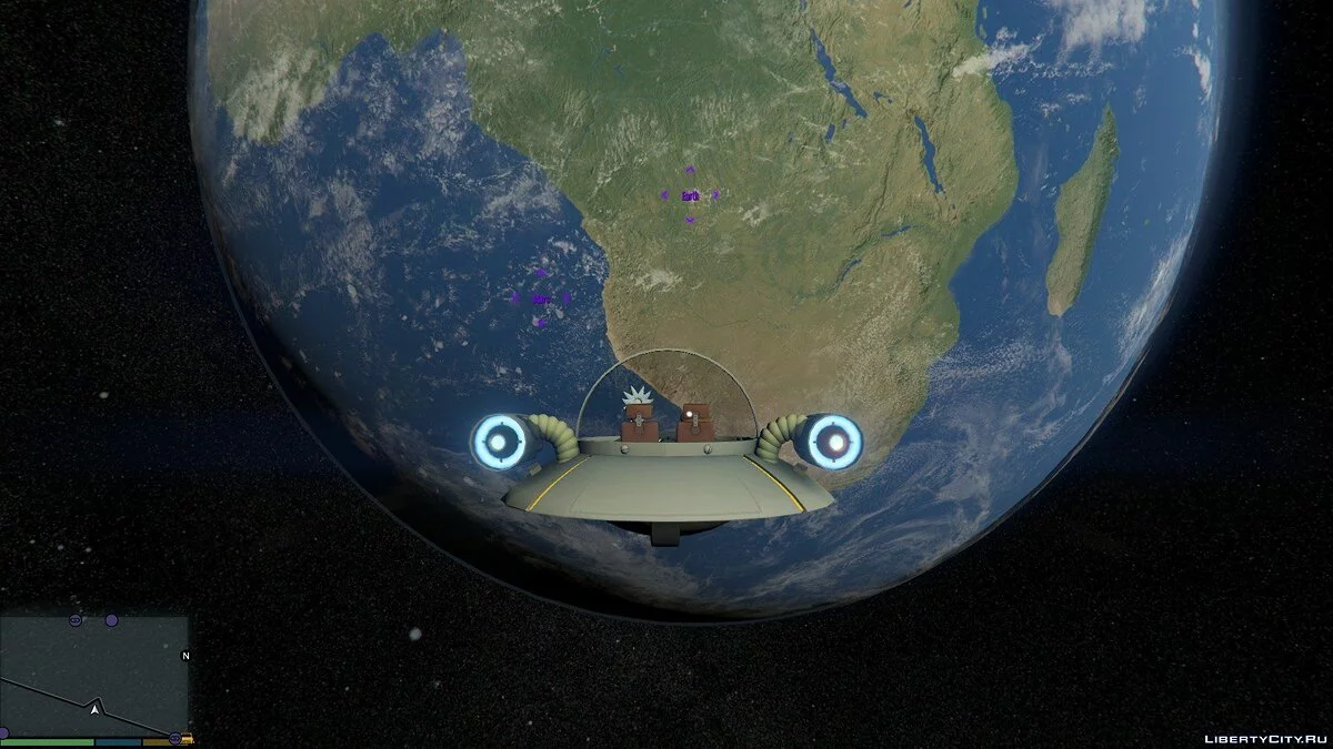 سفينة الفضاء (ريك ومورتي) [إضافة] v1.0 / جي تي أي 5