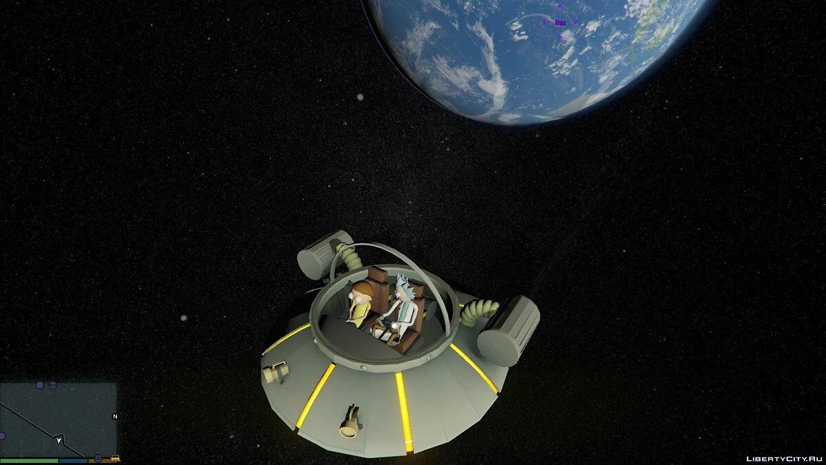 سفينة الفضاء (ريك ومورتي) [إضافة] v1.0 / جي تي أي 5