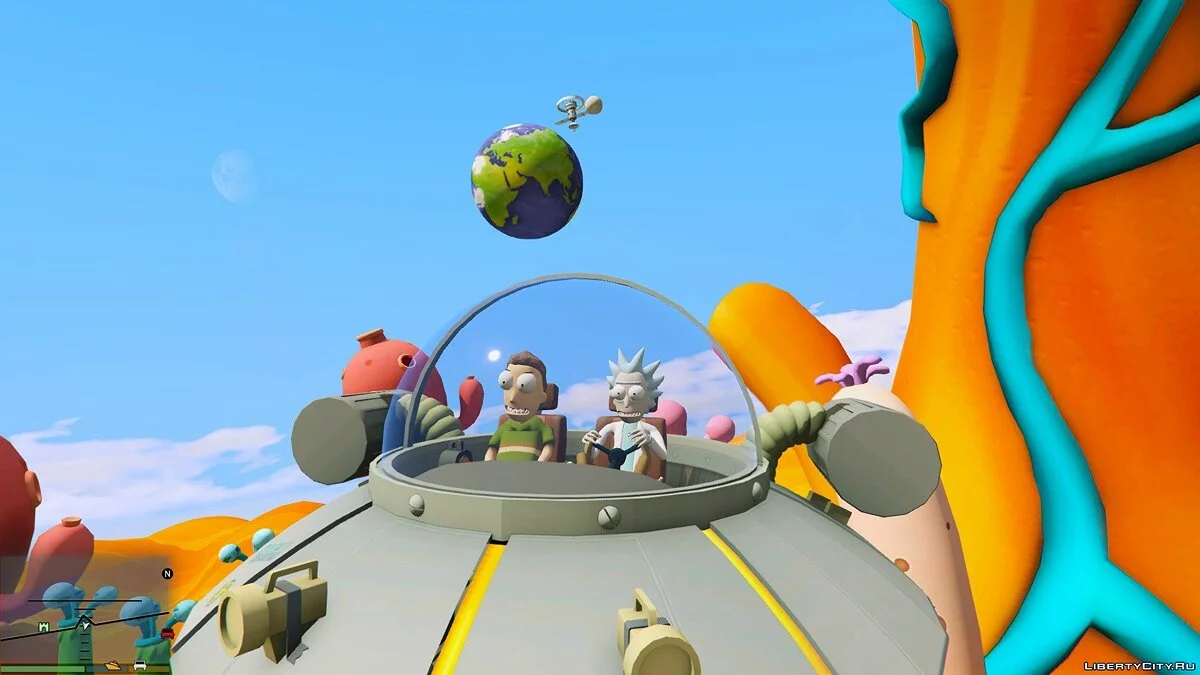 سفينة الفضاء (ريك ومورتي) [إضافة] v1.0 / جي تي أي 5