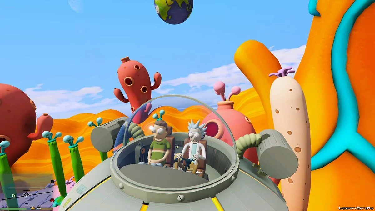 سفينة الفضاء (ريك ومورتي) [إضافة] v1.0 / جي تي أي 5