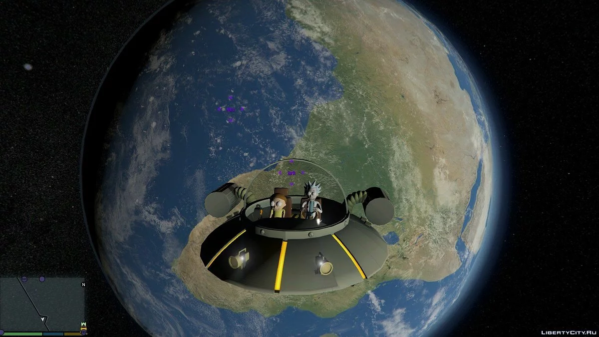 سفينة الفضاء (ريك ومورتي) [إضافة] v1.0 / جي تي أي 5