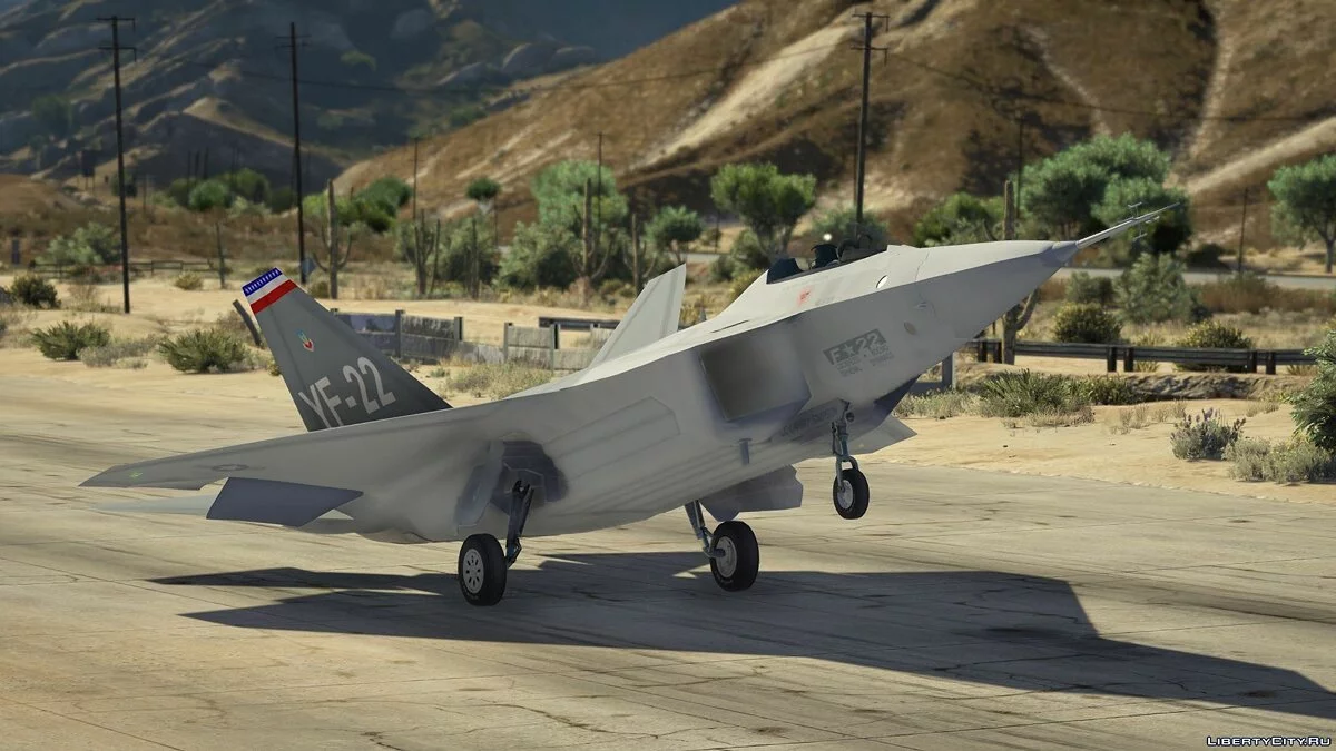 YF-22 Lightning II [Add-On] 1.0 / GTA 5