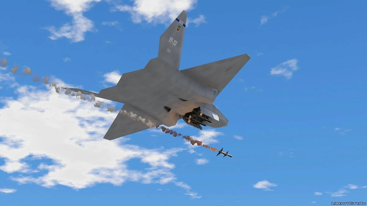 YF-23 Black Widow II [Add-On] 1.1 / GTA 5