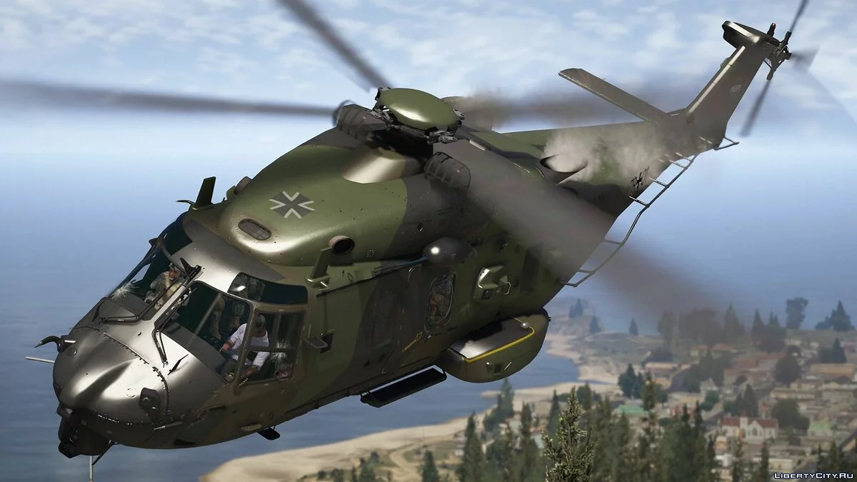 NH90 Deutscher Transporthubschrauber [Add-On | Benutzerdefinierte Sitzanordnung] 1.0 / GTA 5