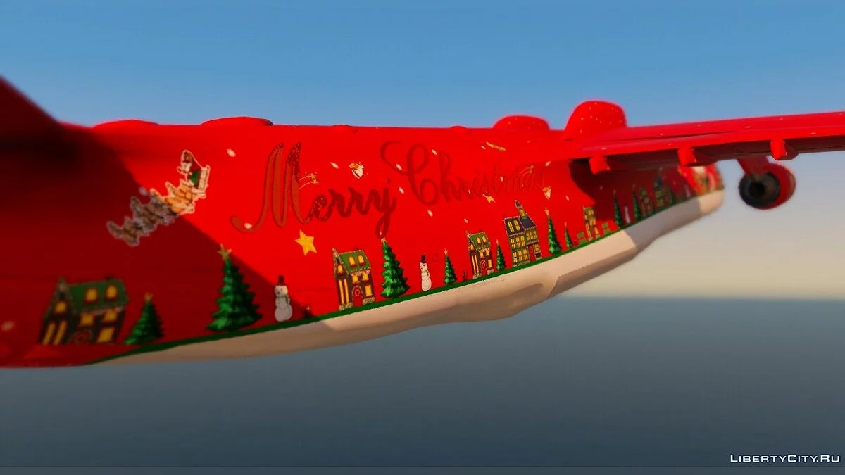Santa Plane [Add-On/Livery] Antonov An-225 2017 / GTA 5